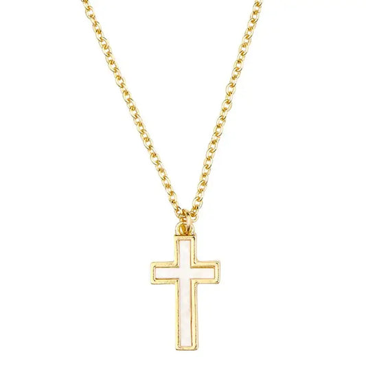 MOTHER OF PEARL: NECKLACE