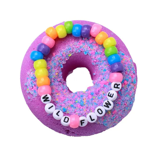DONUT BATH BOMB & BRACELET PACK-PURPLE