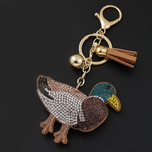 DUCK KEYCHAIN BEDAZZLED