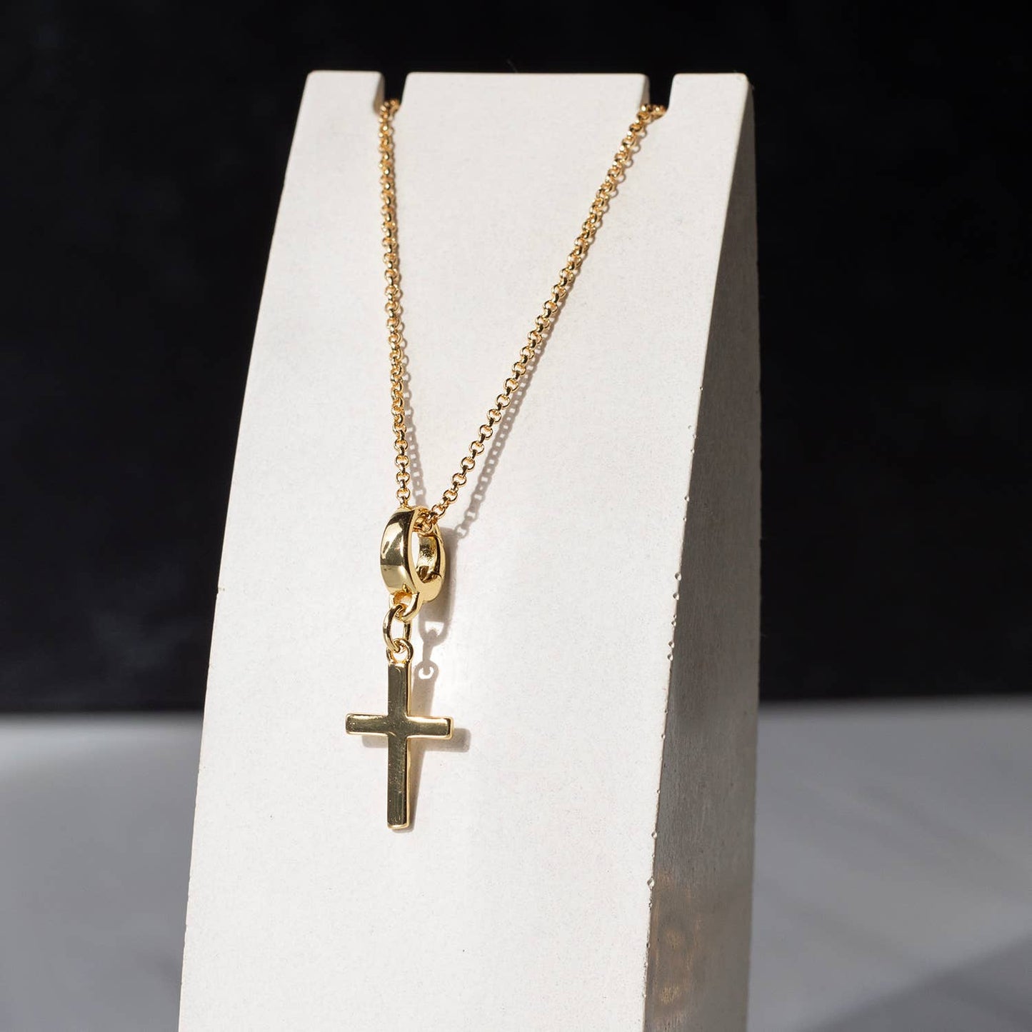 Cross Charm, Gold, Charm Bar | Charm Necklace, Bag Charm