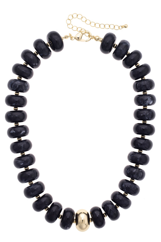 San Sebastián Beaded Resin Necklace