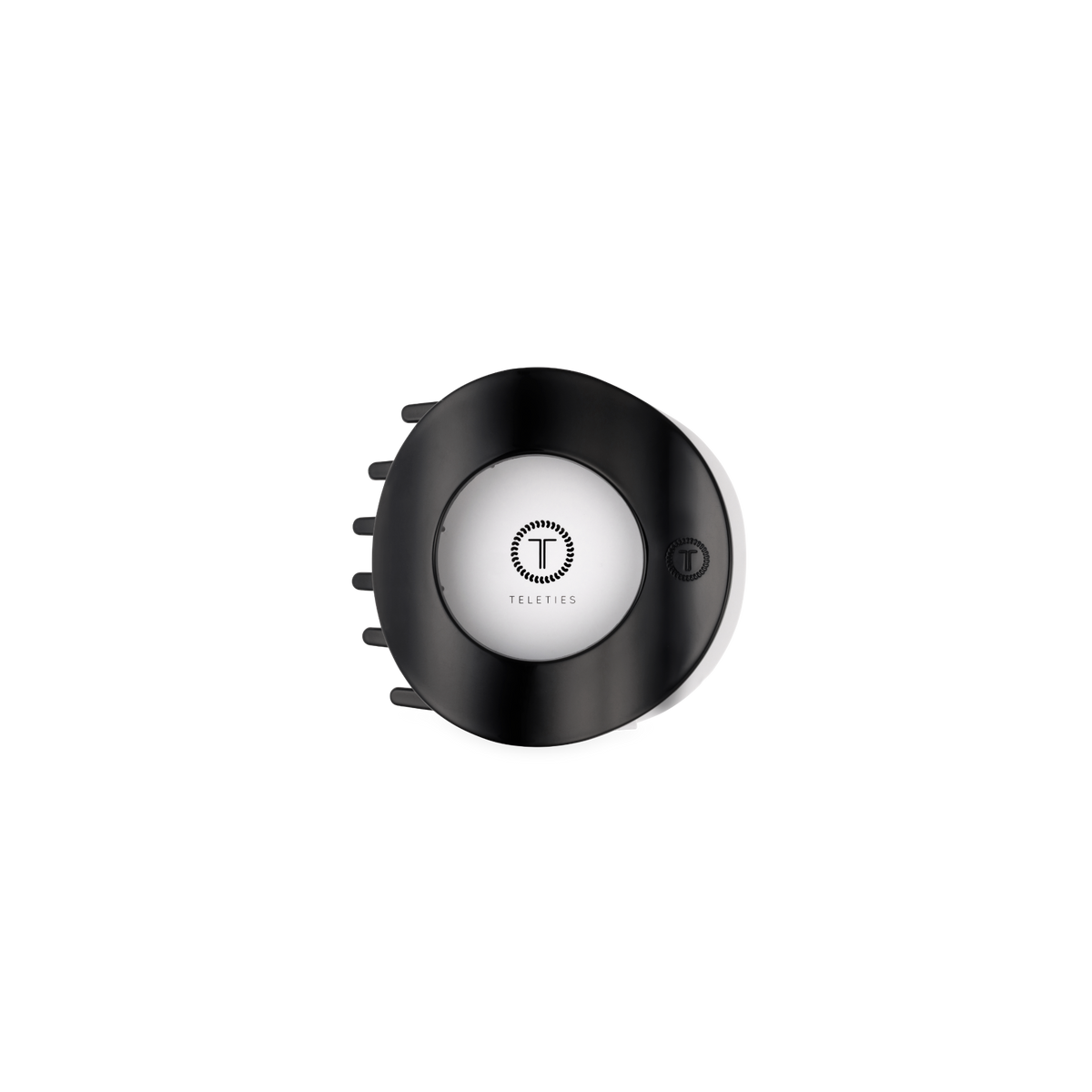 Jet Black | Small | Flat Open Circle Hair Clip