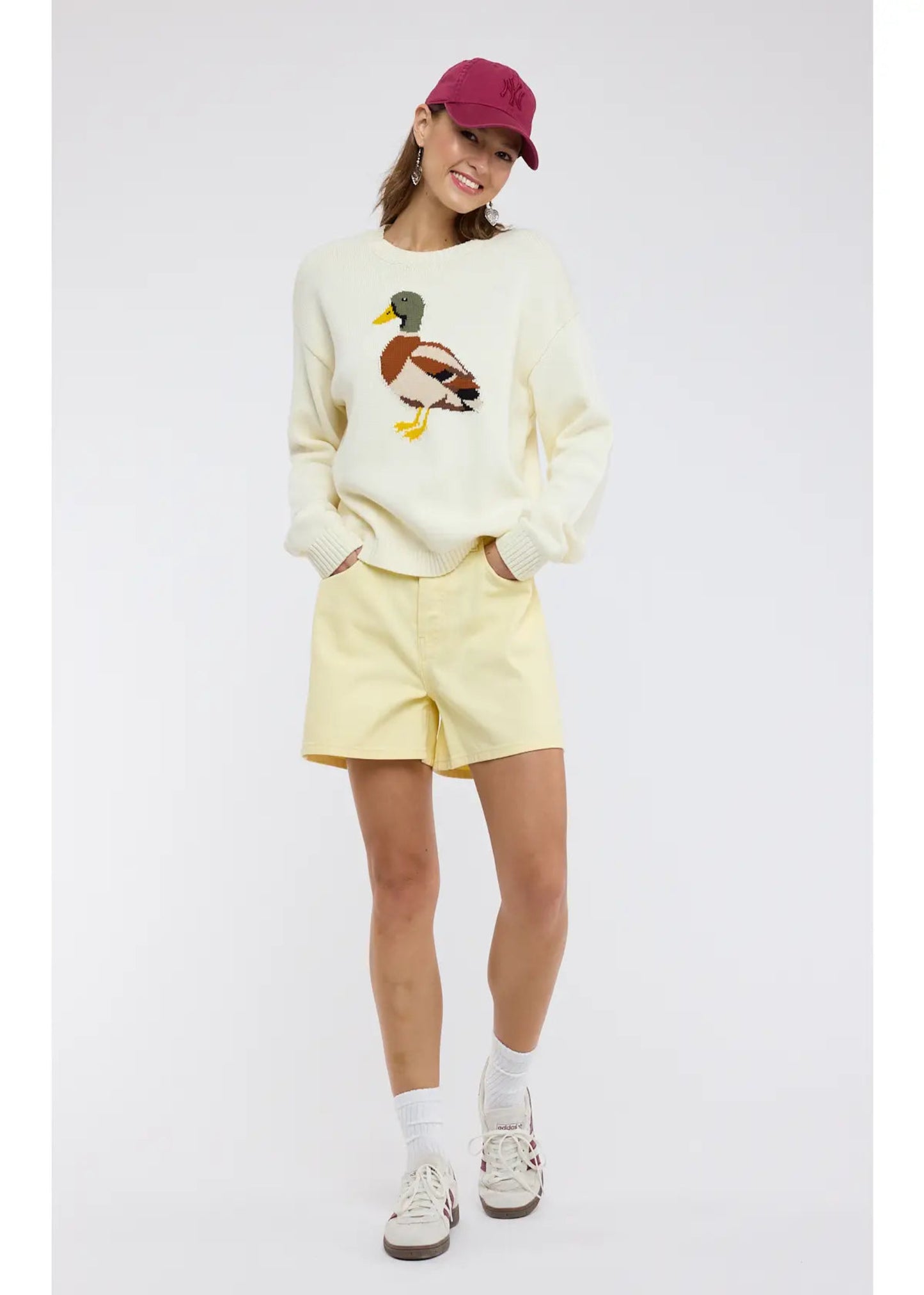 DUCK SWEATER - CREAM