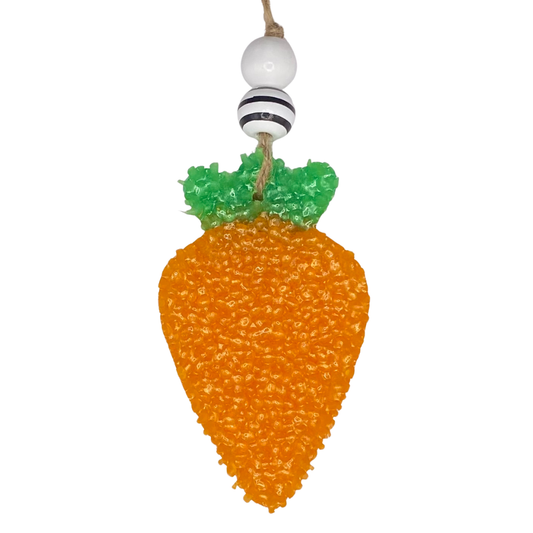 Beaded CARROT Signature Frehsie - bunny wishes
