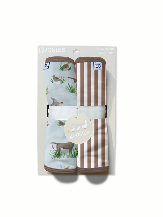 Delta Bird Hunting Dogs Burp Cloth Set