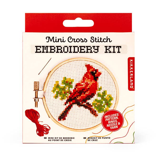Cardinal MiniCross StitchEmbroidery