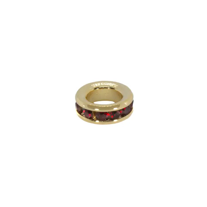 14K Gold-Plated 8mm Mini Birthstone Charms- (By Month)