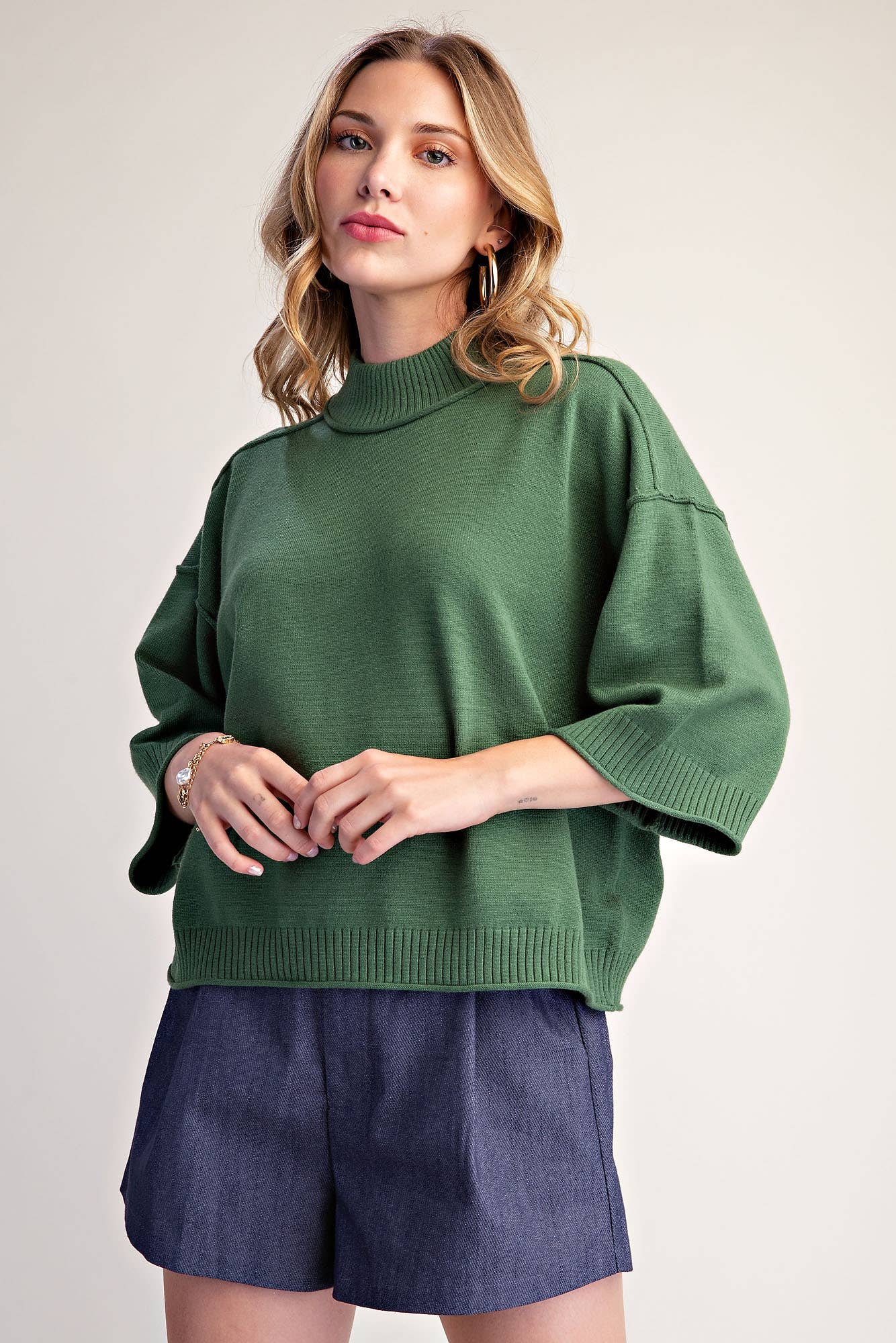 CARTER MOCK NECK SWEATER