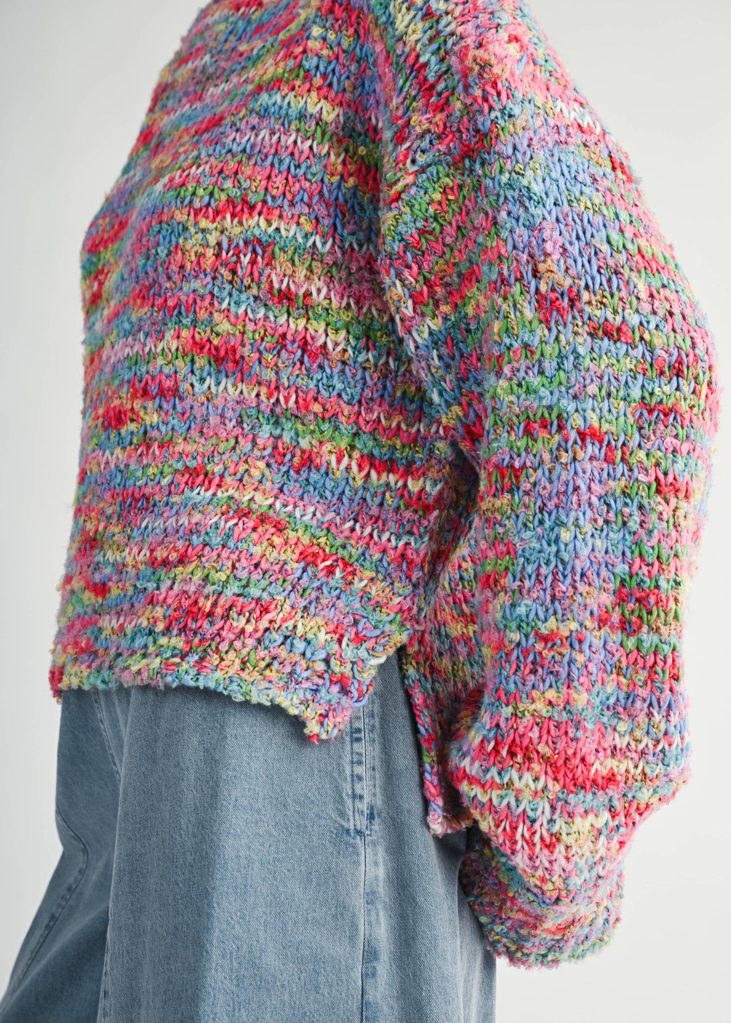 3320IK Chunky Marled Turtleneck Sweater