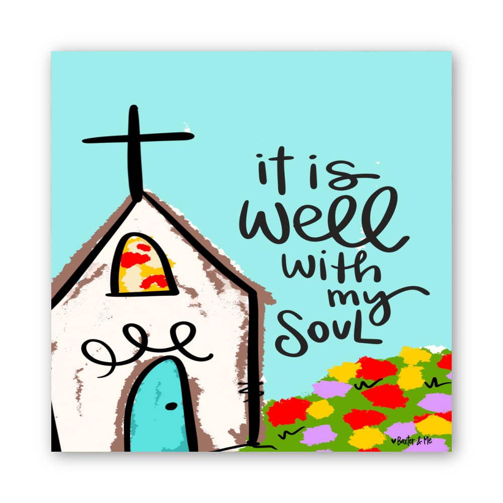 It is Well Church Wrapped Canvas