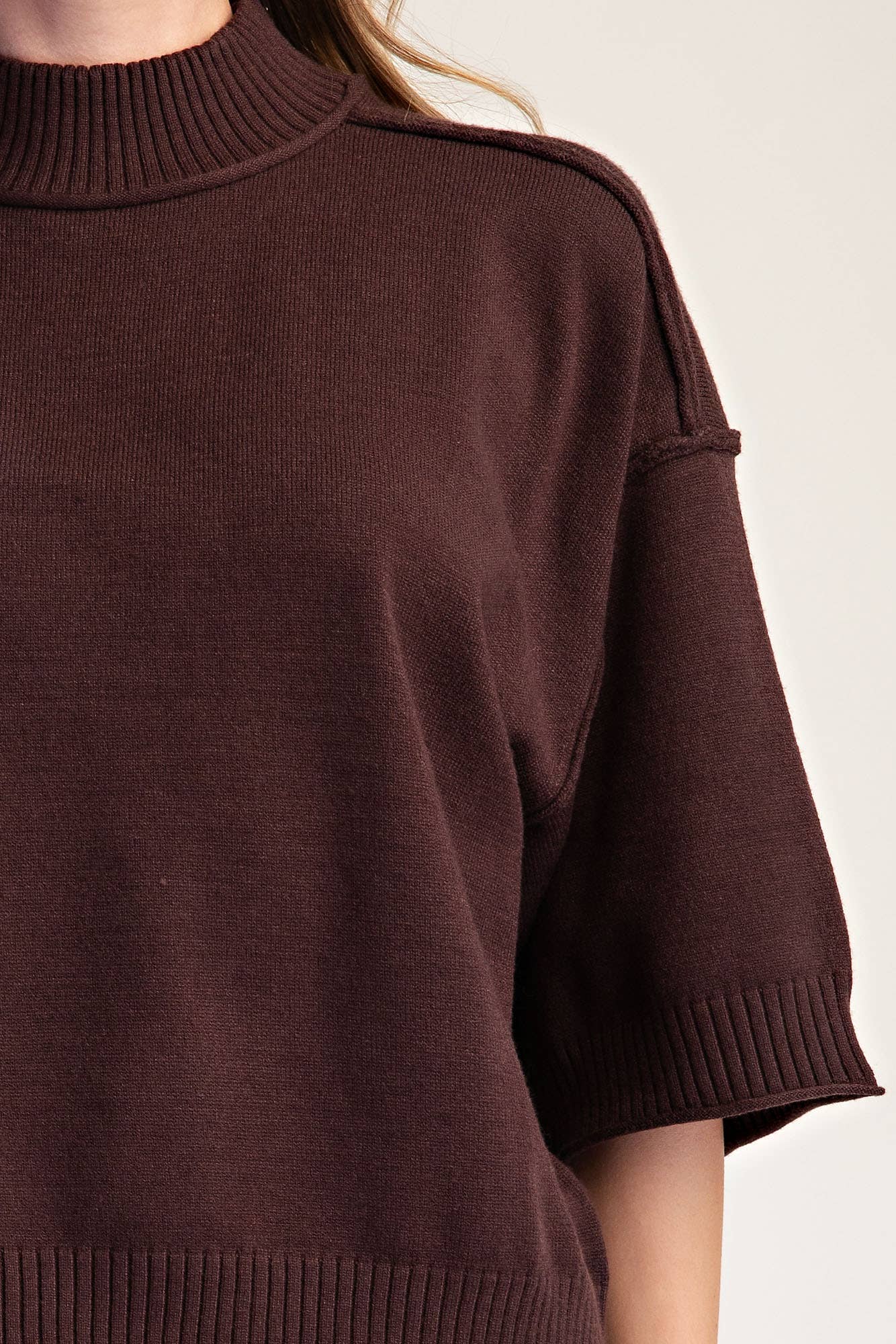 CARTER MOCK NECK SWEATER