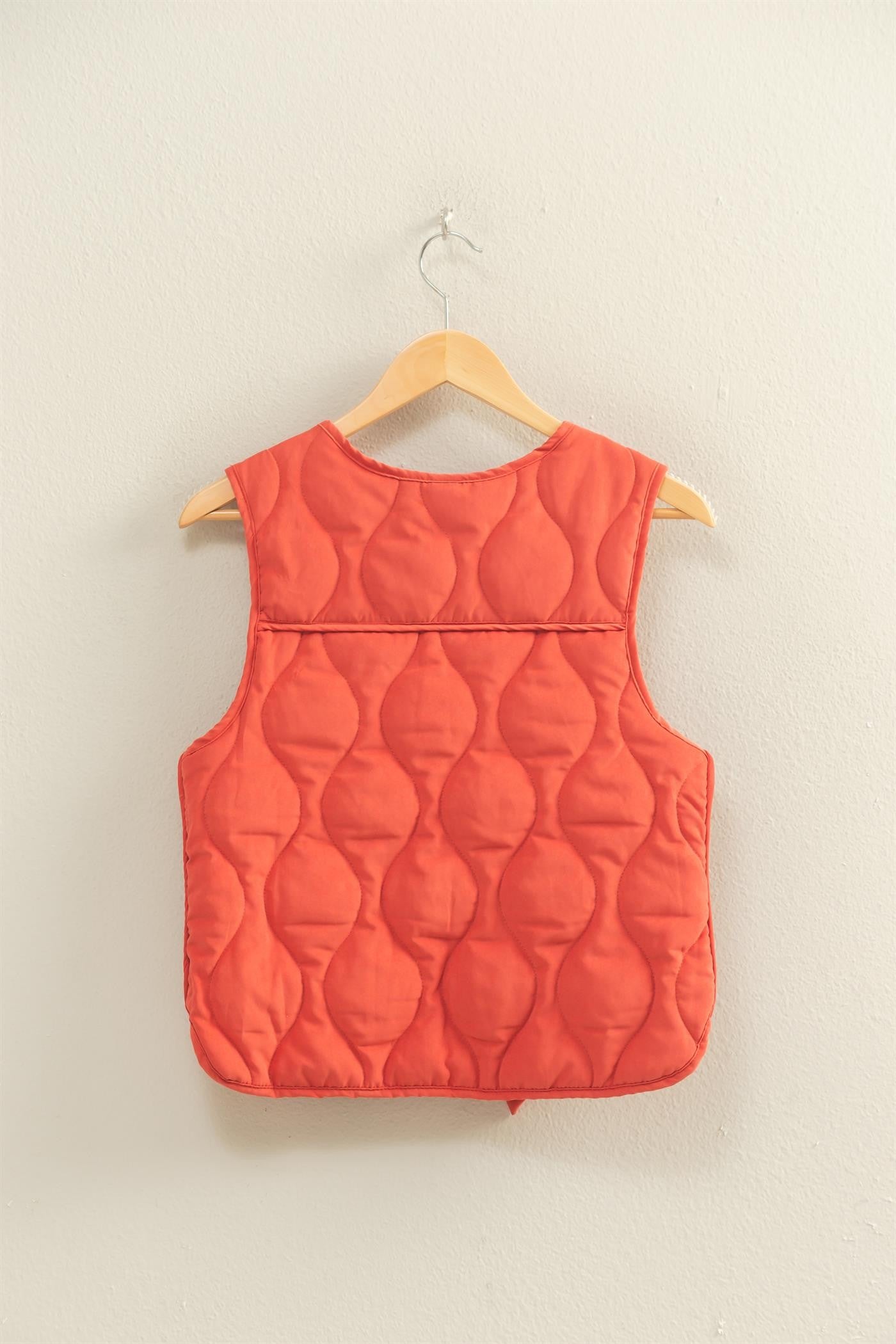 KIT VEST - PALE RED