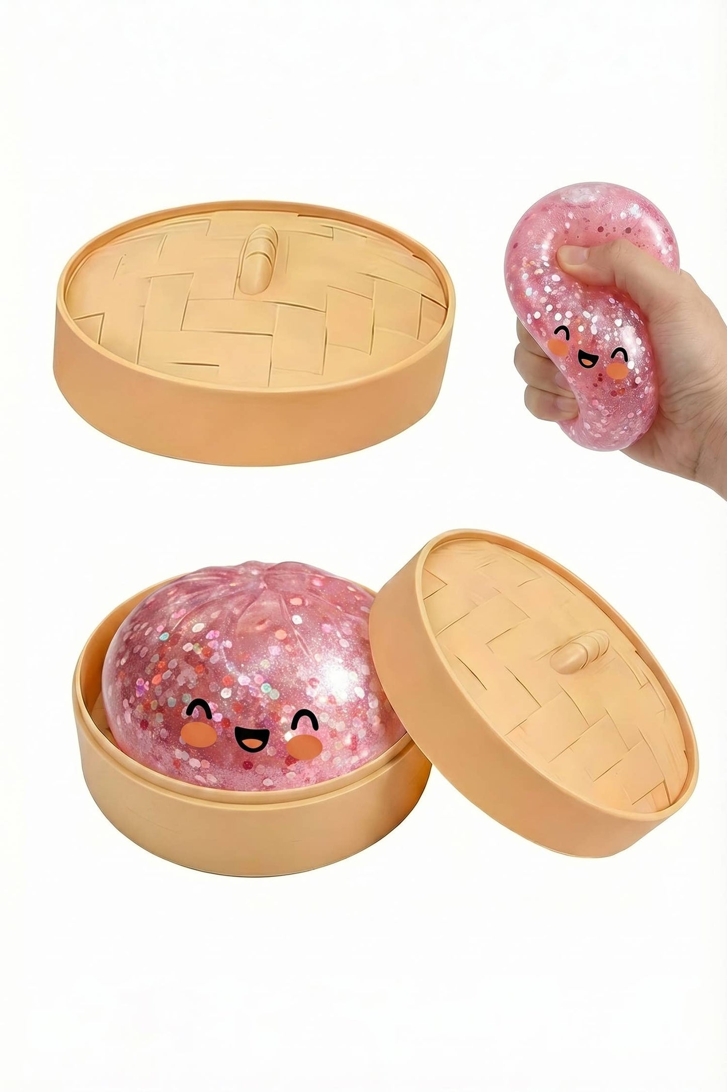 Dumpling Soft Bun Stress Relief Squeeze Toy