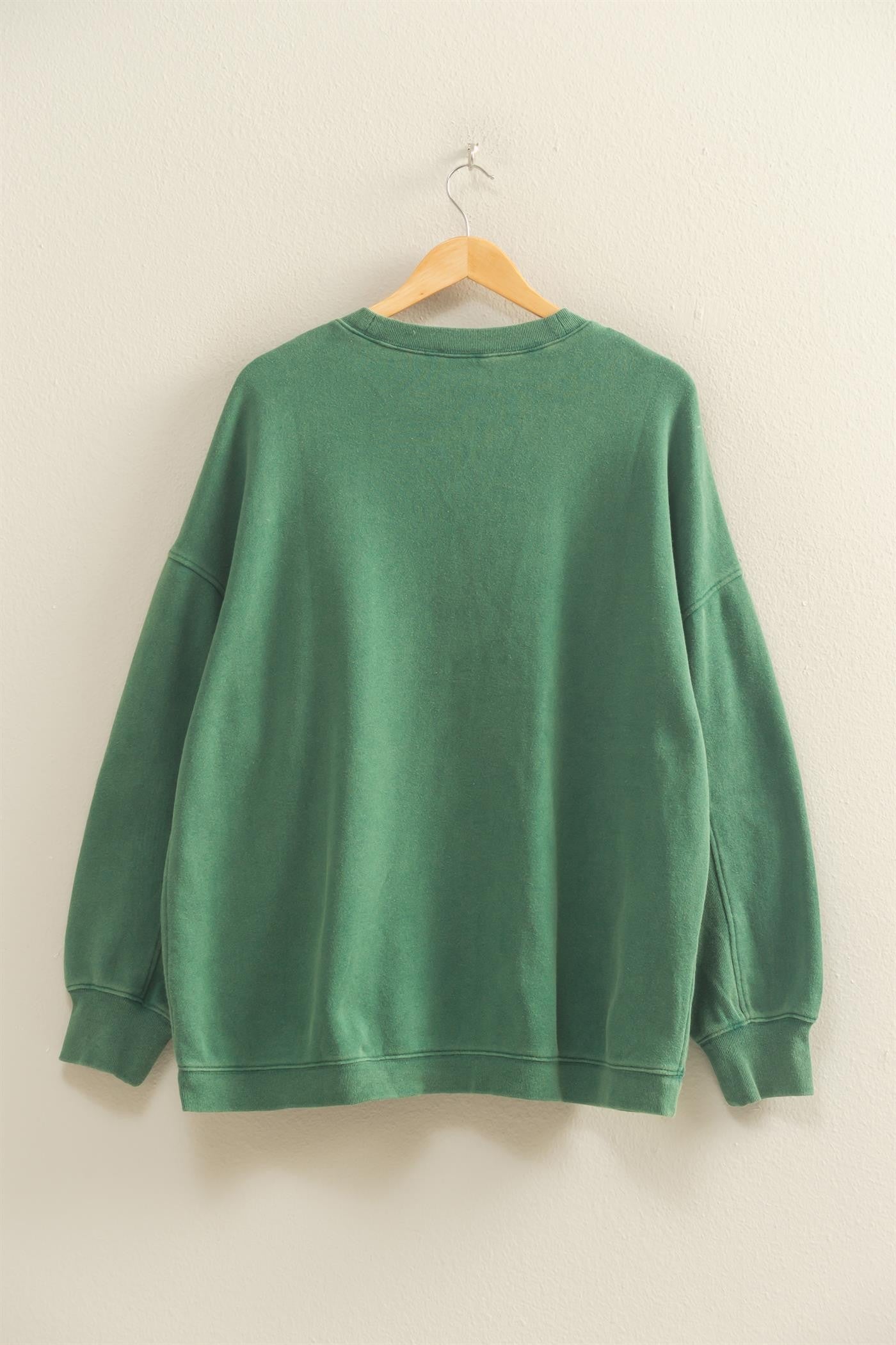 CHER TOP - DARK GREEN