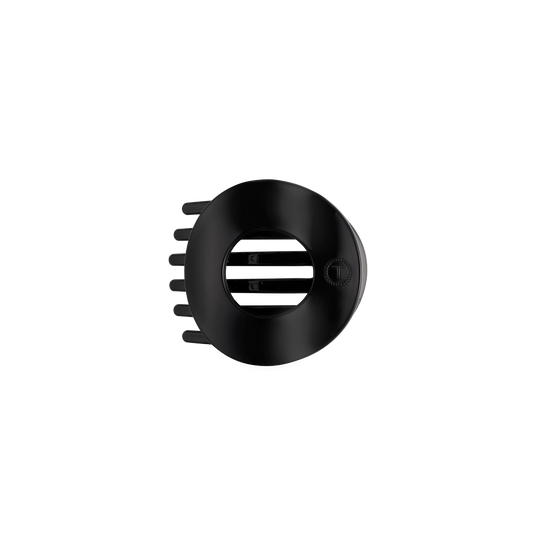 Jet Black | Small | Flat Open Circle Hair Clip