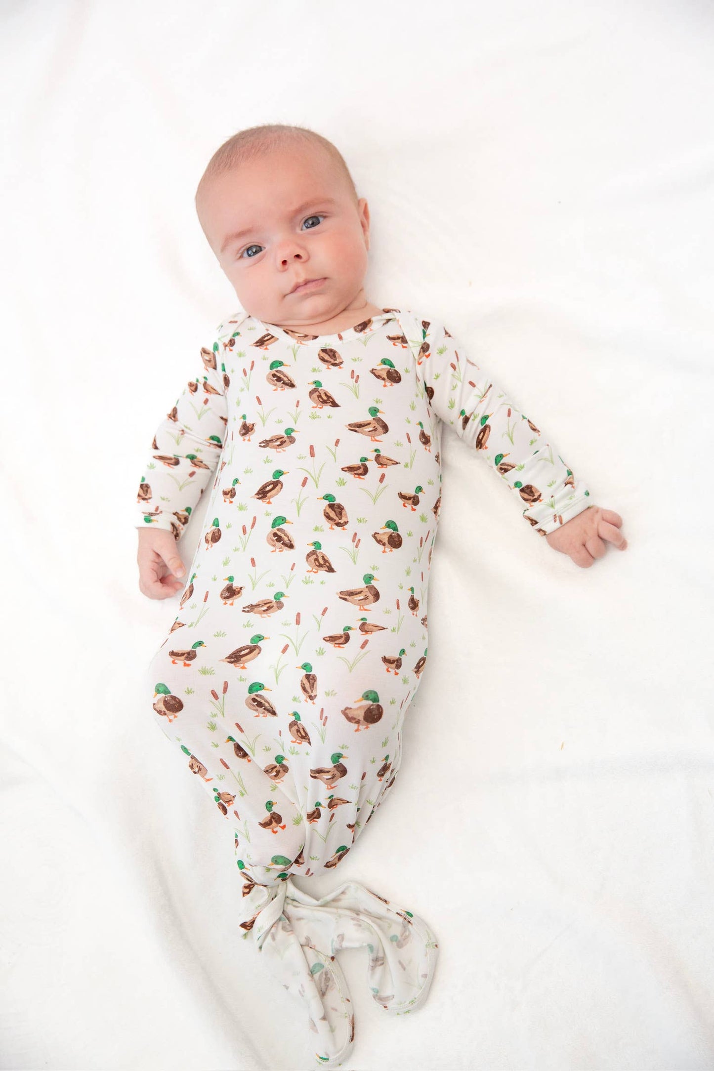 Mallard Drake Ducks- Knotted Gown