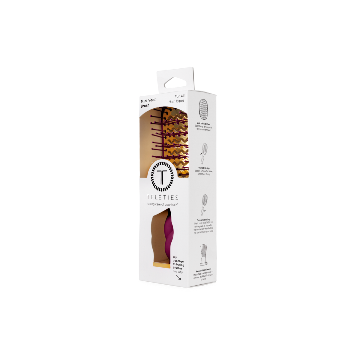 Vented Brush | Mulberry | Mini