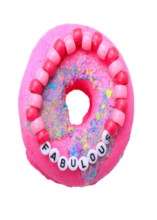DONUT BATH BOMB & BRACELET PACK-PINK