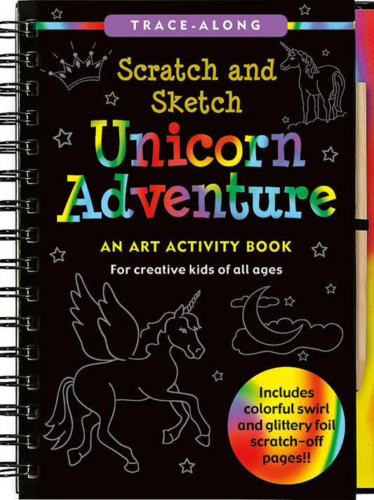SCRATCH & SKETCH-UNICORN ADVENURE
