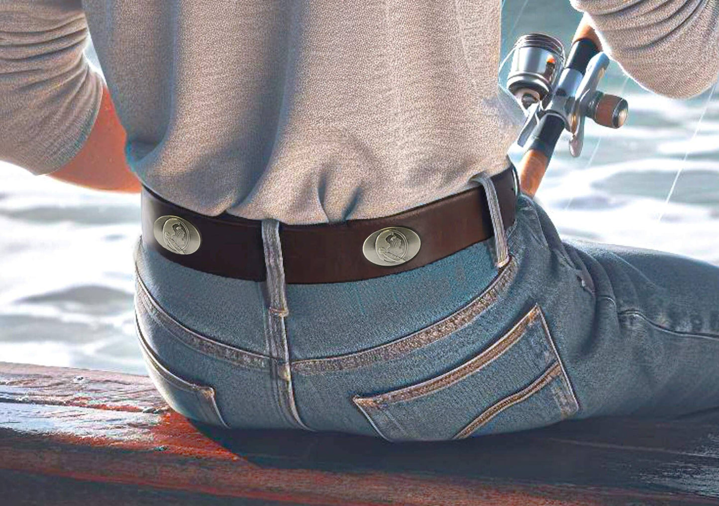 FSU Seminoles Men's Collegiate Leather Belt