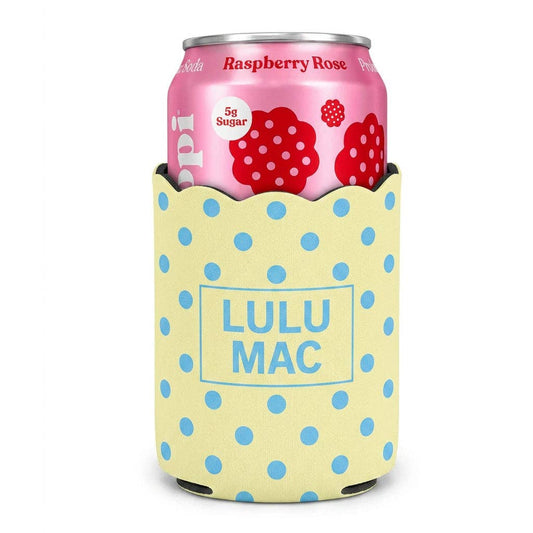 Yellow And Blue Dot Koozie