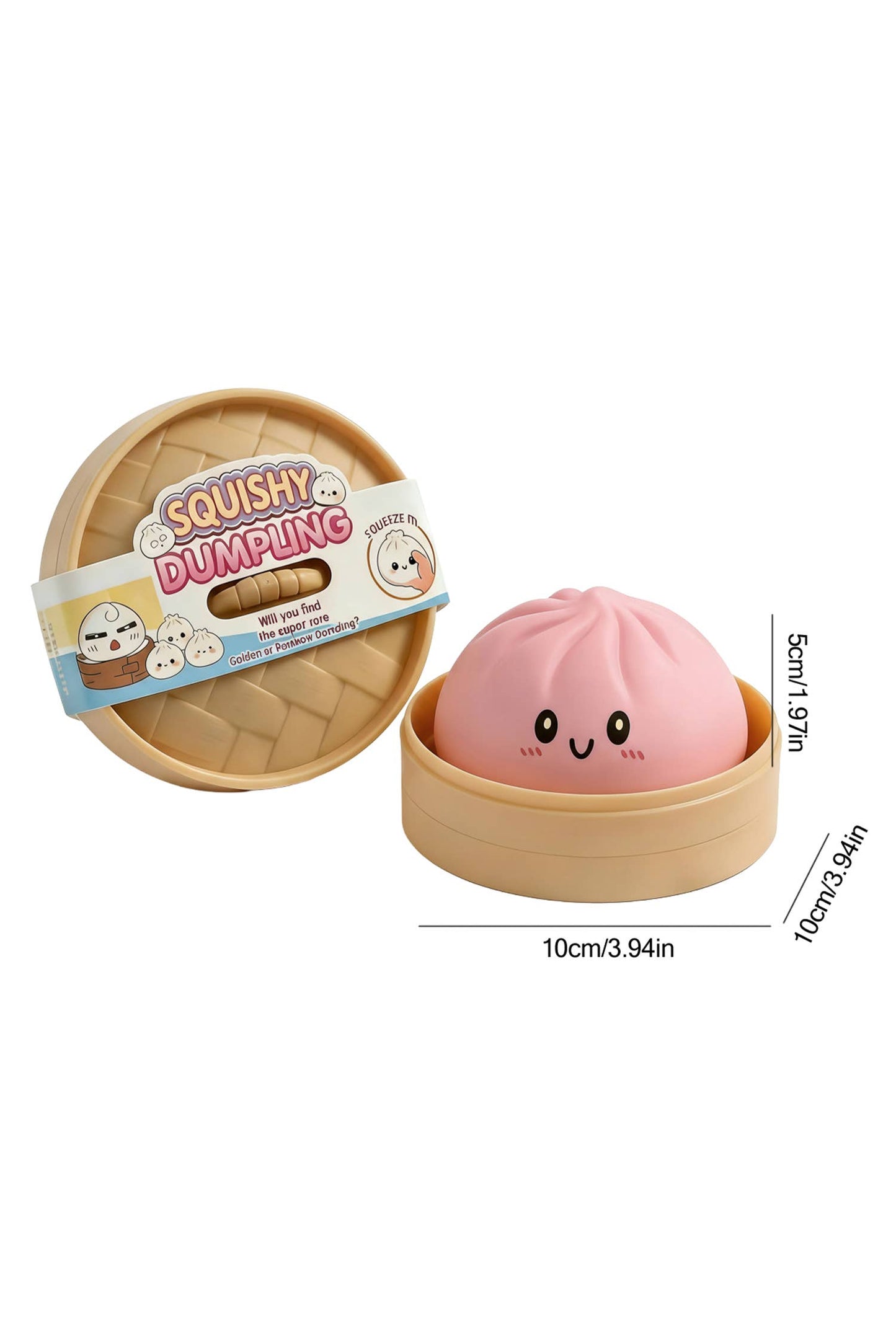 Dumpling Soft Bun Stress Relief Squeeze Toy
