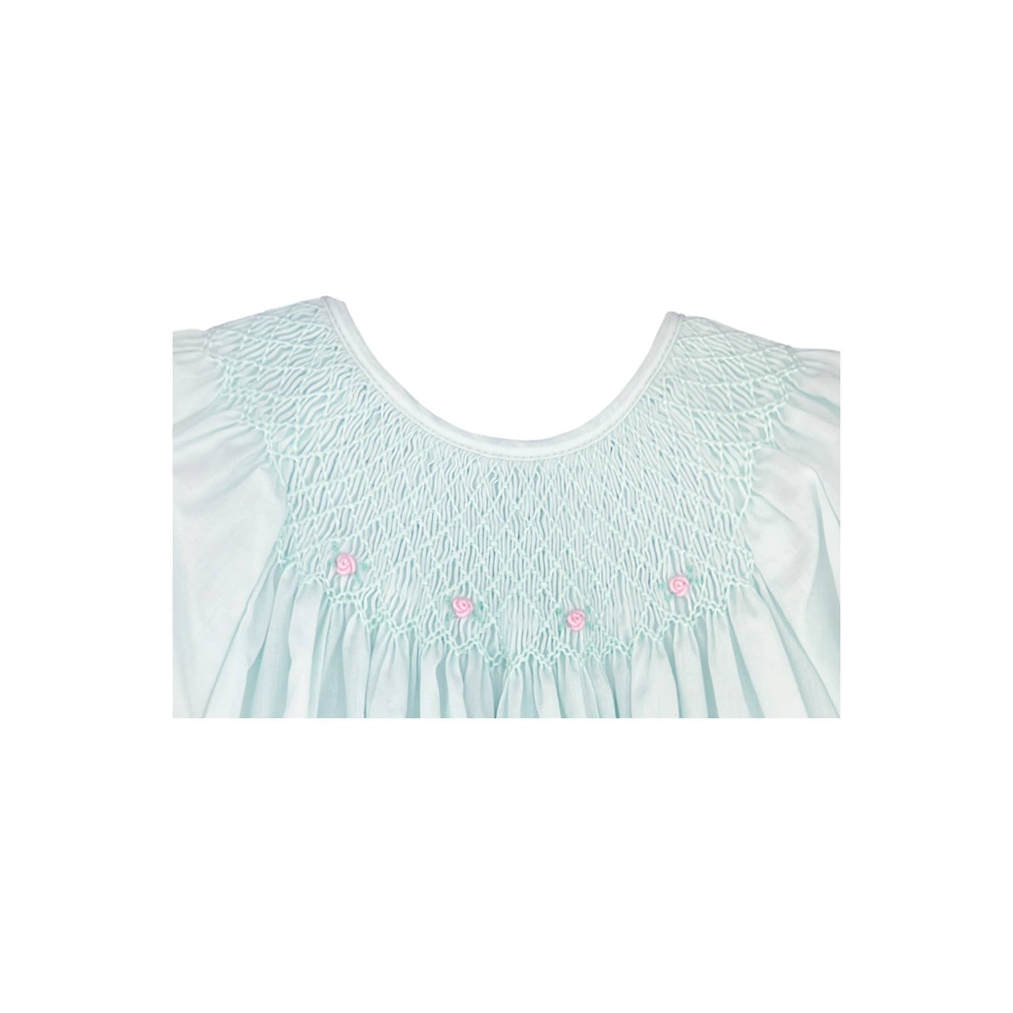 Smocked Daygown with Raglan Embroidery