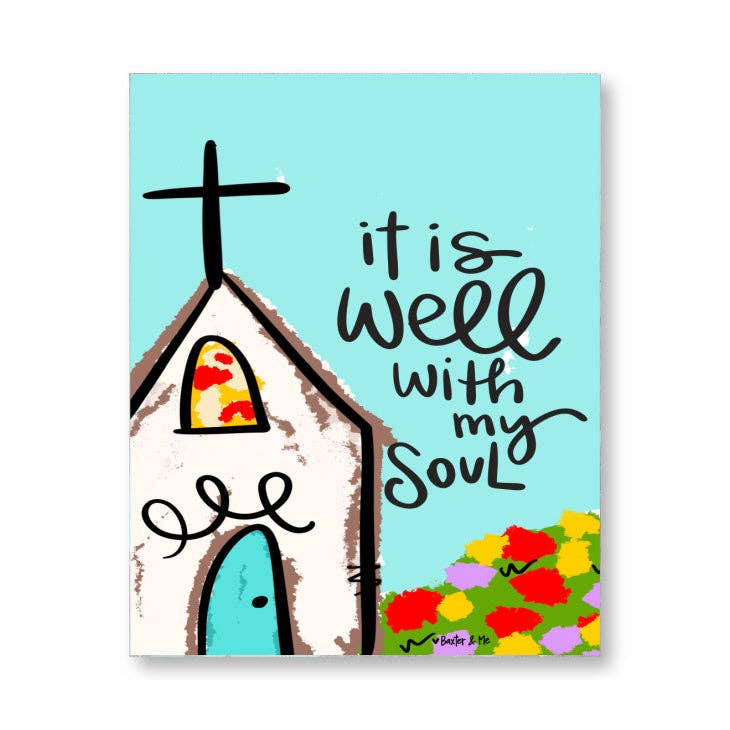 It is Well Church Wrapped Canvas