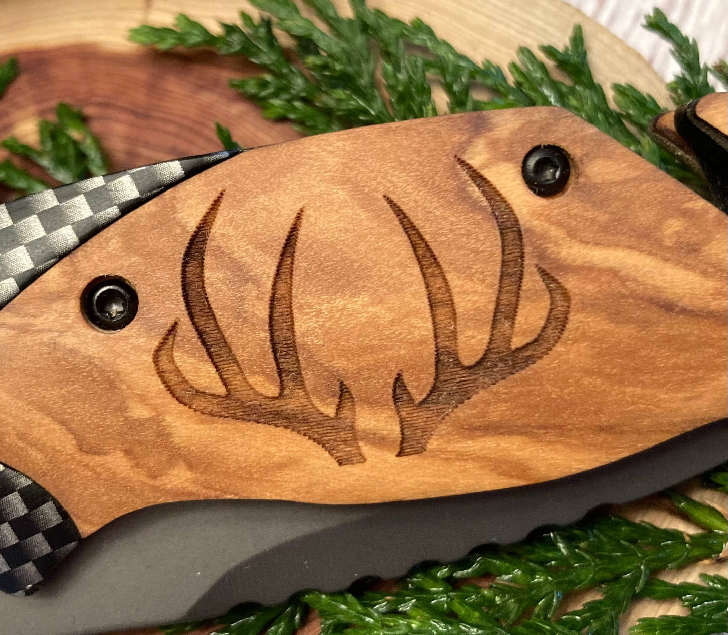 Deer Just Antlers Knife