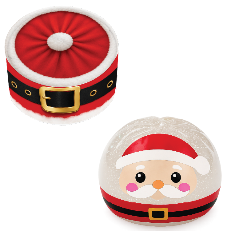 Fun Doh Christmas Dumpling Squishy Toy Holiday