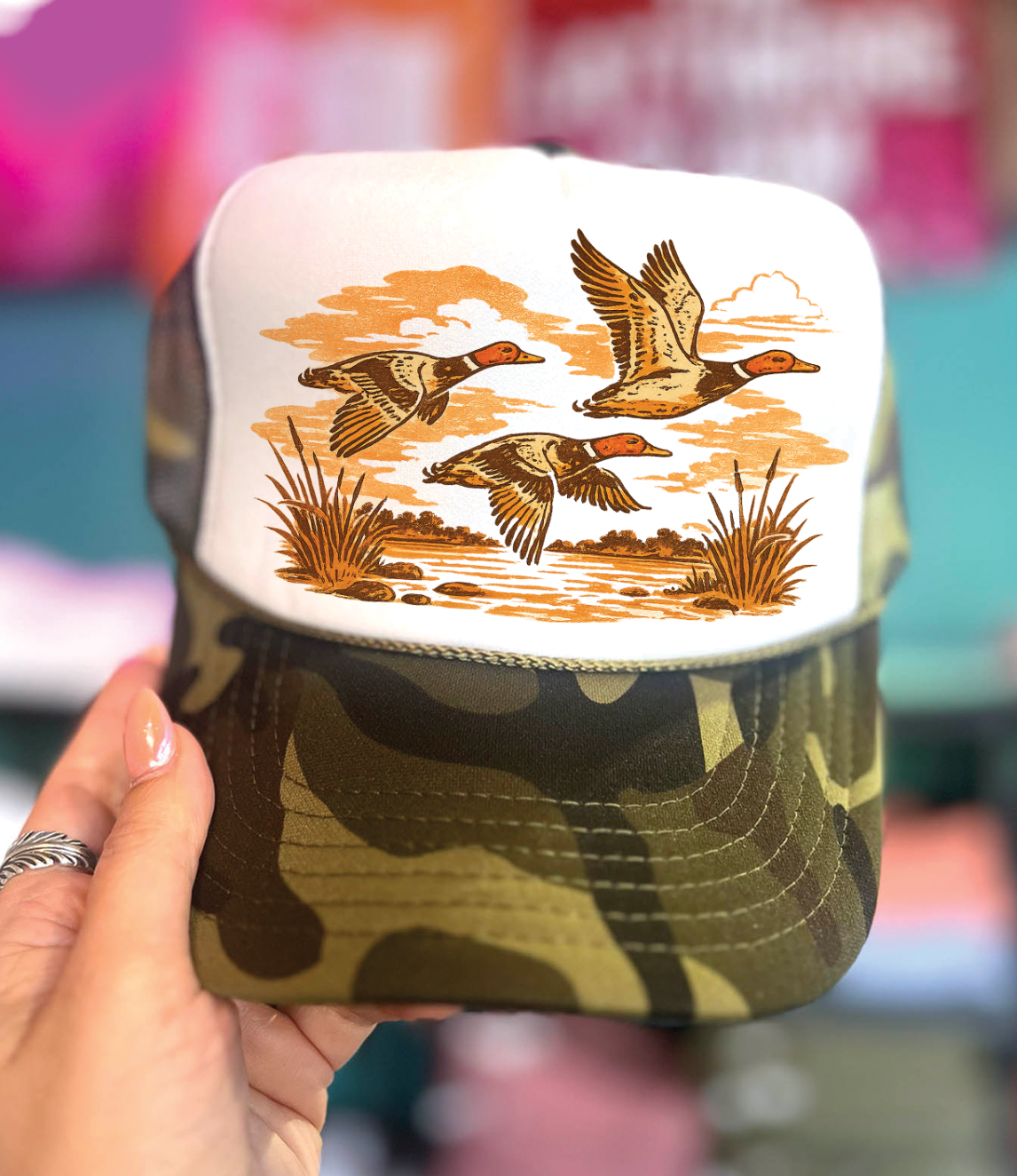 Autumn Marsh Flight - Otto Foam Trucker Hat