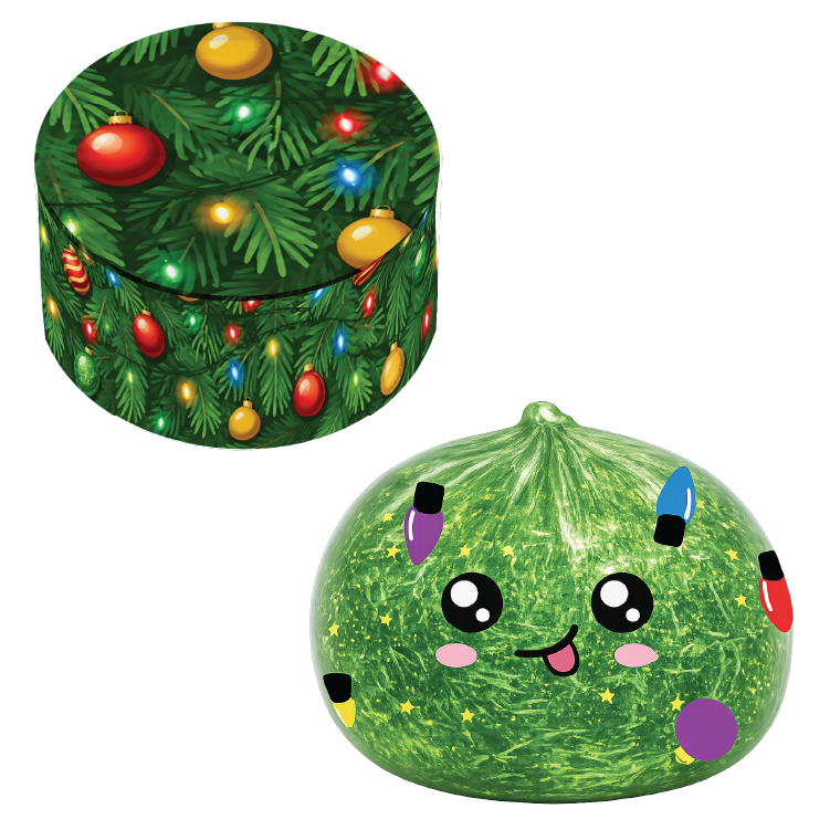Fun Doh Christmas Dumpling Squishy Toy Holiday