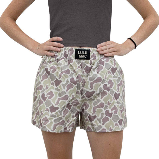 BXCM- LIGHT CAMO BOXER SHORT: GREEN / XSmall