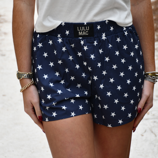NAVY STAR BOXER SHORT