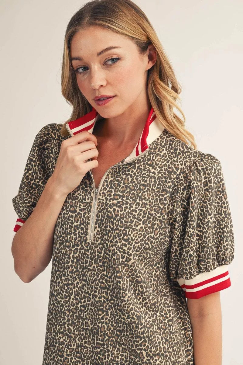 BRIANNA DRESS - ANIMAL