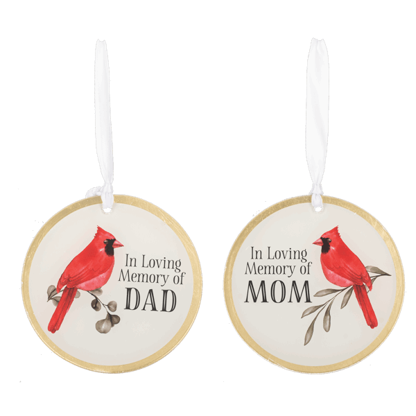 Mom & Dad Memorial Ornament