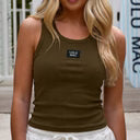 DARK OLIVE TANK TOP - LULUMAC