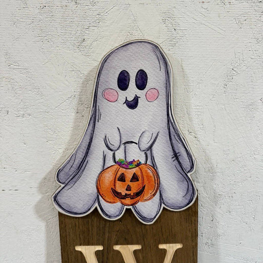 Trick or Treat Ghost topper