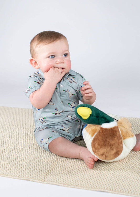 Mallards / Ducks - SS Polo Romper