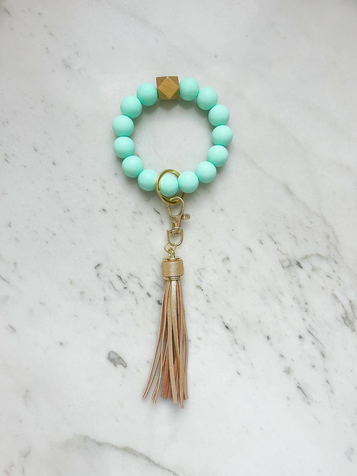 Solid Group: Mint Wristband Keychain