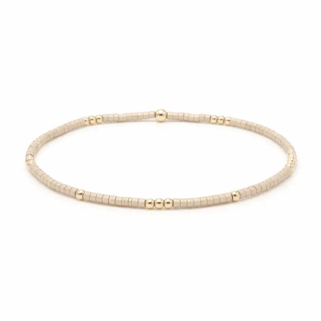 2mm Newport GOLDEN + Gold Filled Waterproof Bracelet