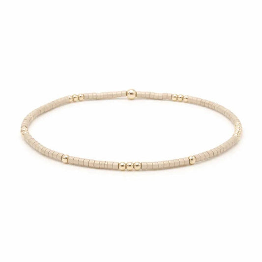 2mm Newport GOLDEN + Gold Filled Waterproof Bracelet