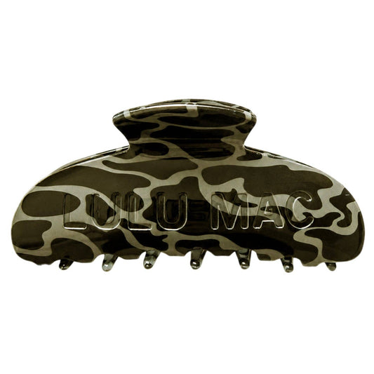 LULU MAC HAIR CLIPS LM-HR-1000-Black Camo