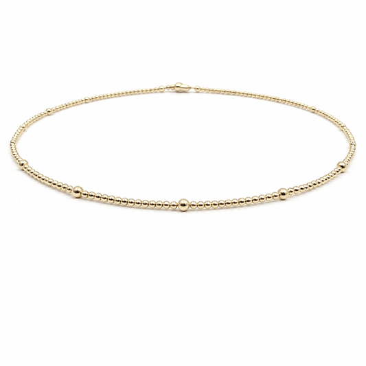 2mm 14k Gold Filled Waterproof Necklace