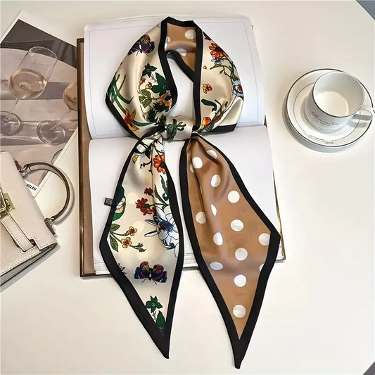 VINTAGE FLORAL POLKA DOT