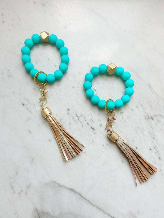 Solid Group: Turquoise Wristband Keychain