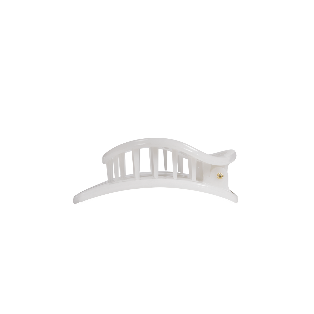 Coconut White | Small | Flat Open Circle Hair Clip