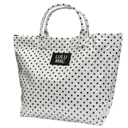 TOTE BAG WHITE/BLACK DOT