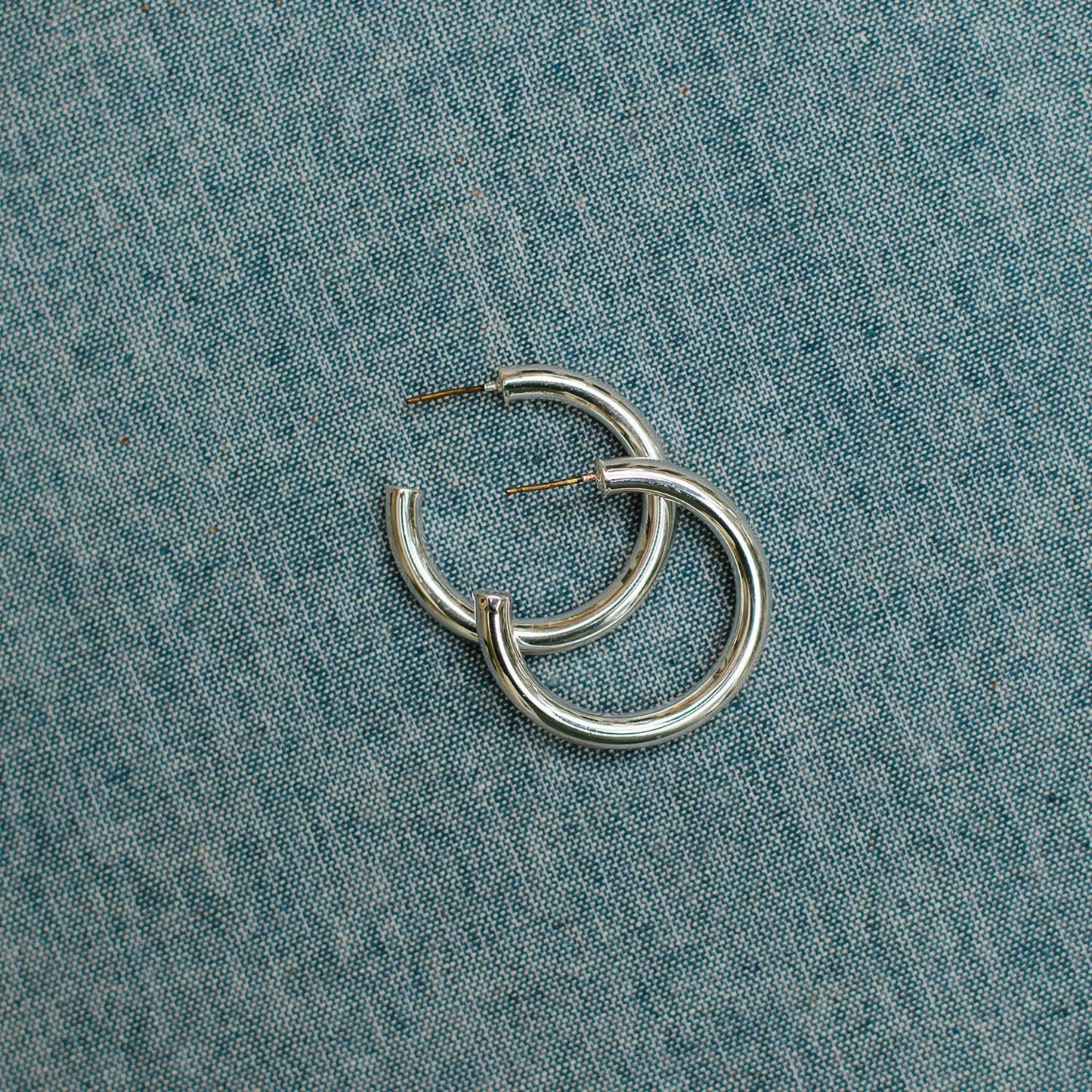 Earrings Cameron Silver Shiny