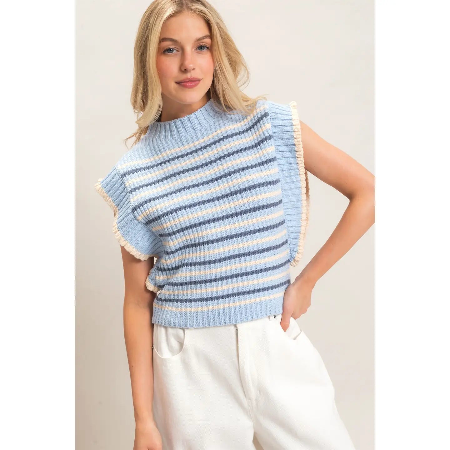 JENNA SWEATER - BLUE